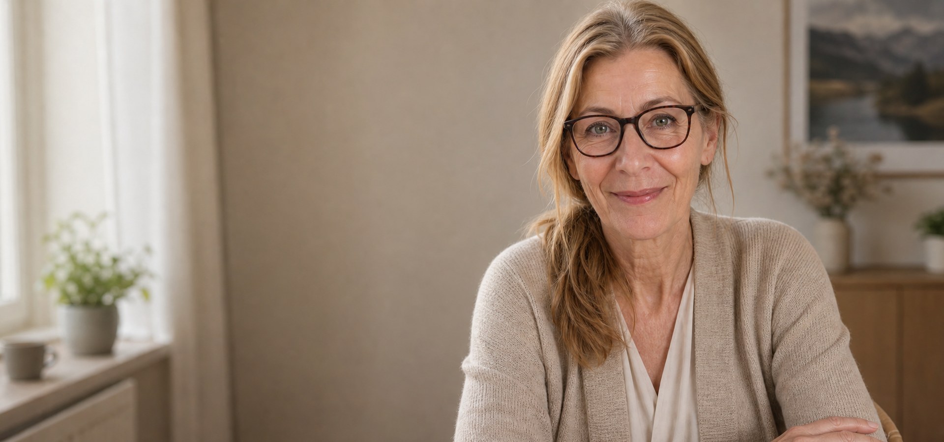 Carmen Heinrich als ruhige Begleiterin von MZF in vertrauter Umgebung im Zollernalbkreis.